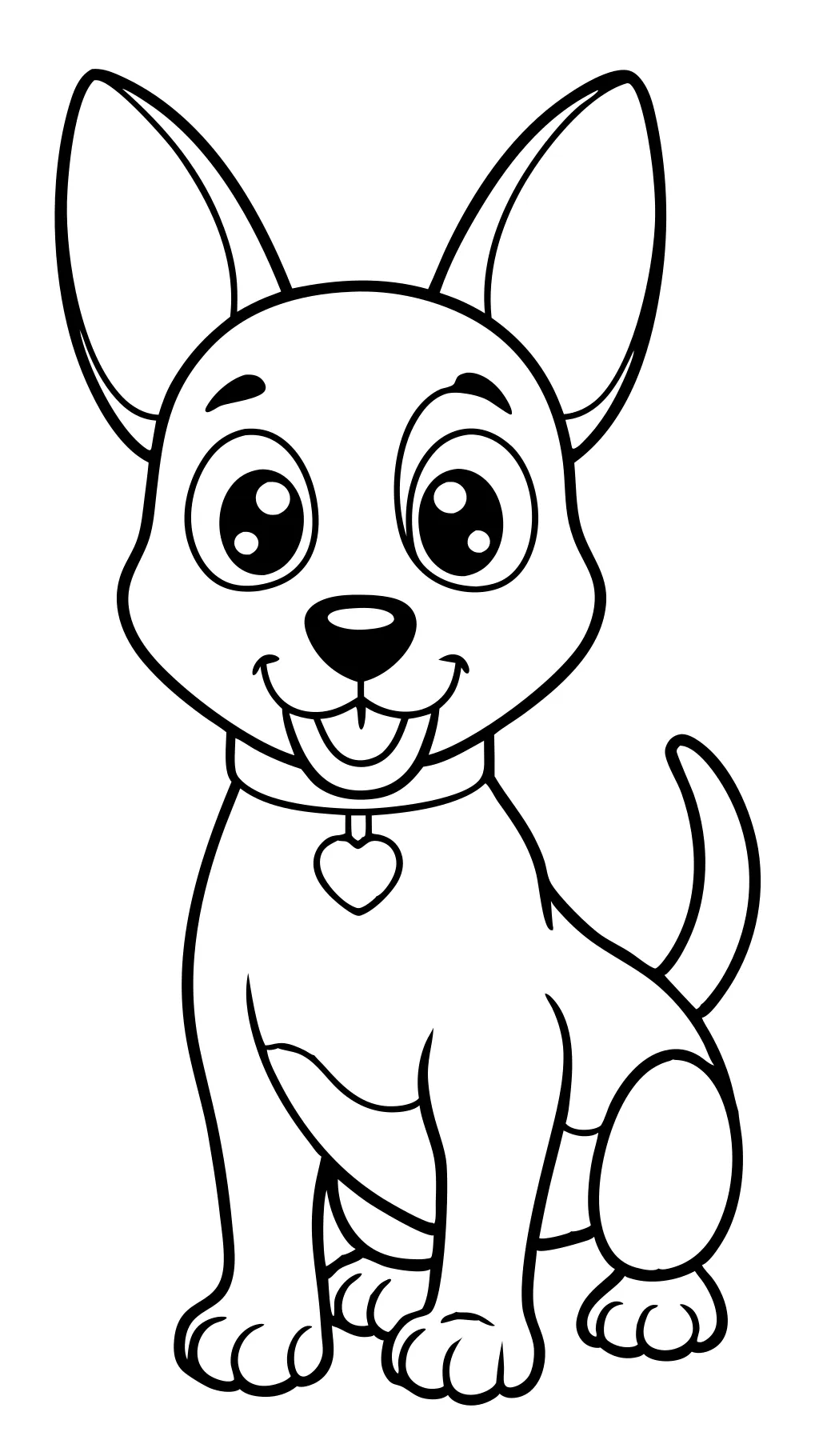 bluey coloring page printable